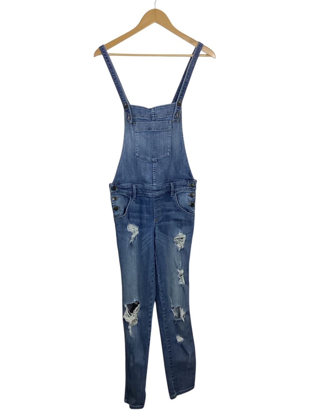 Guess Jeans Distressed Overalls Size 27